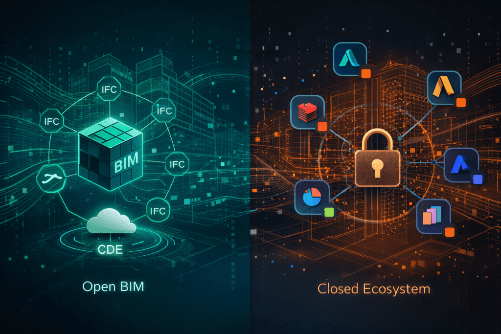open bim és closed bim