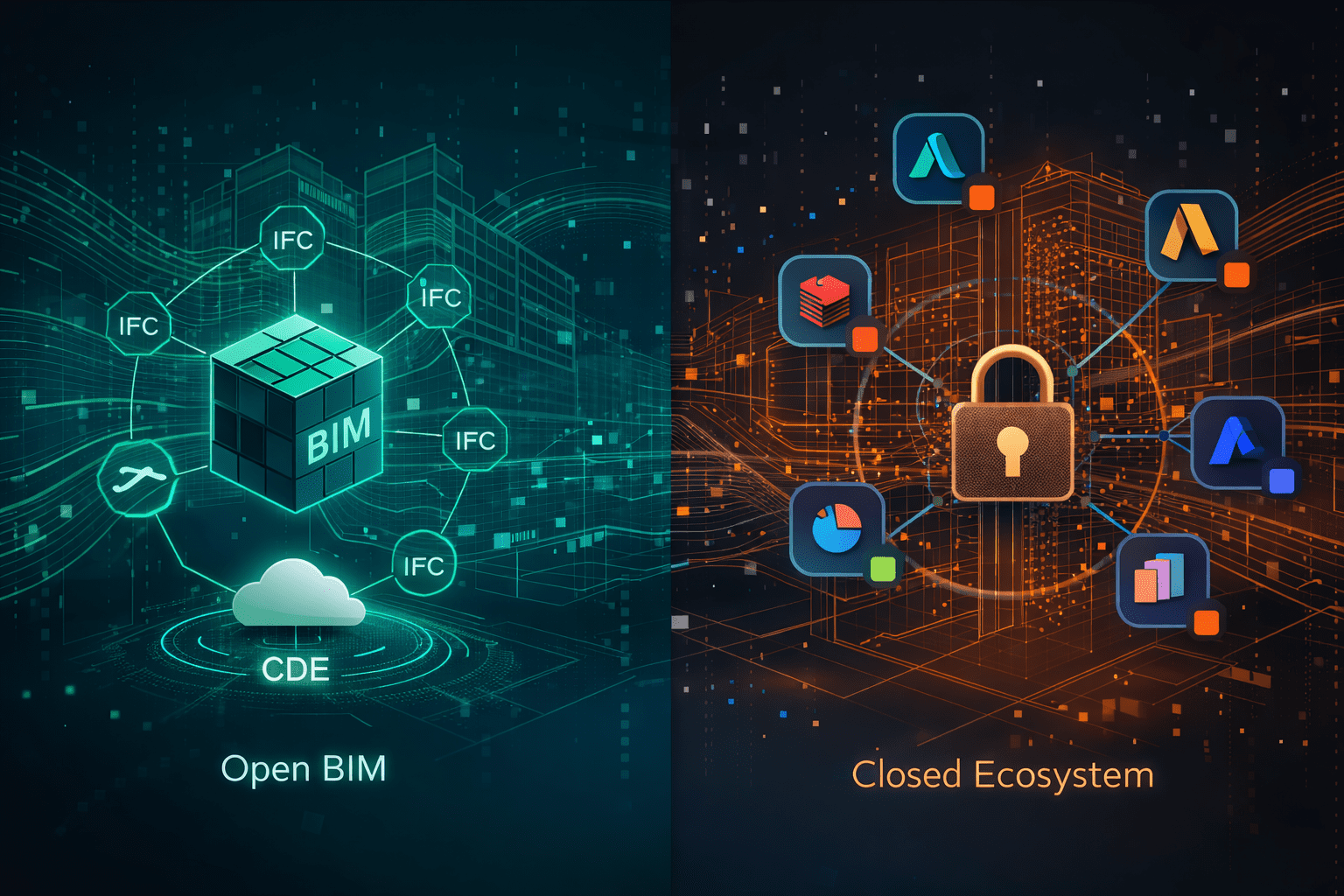 open bim és closed bim